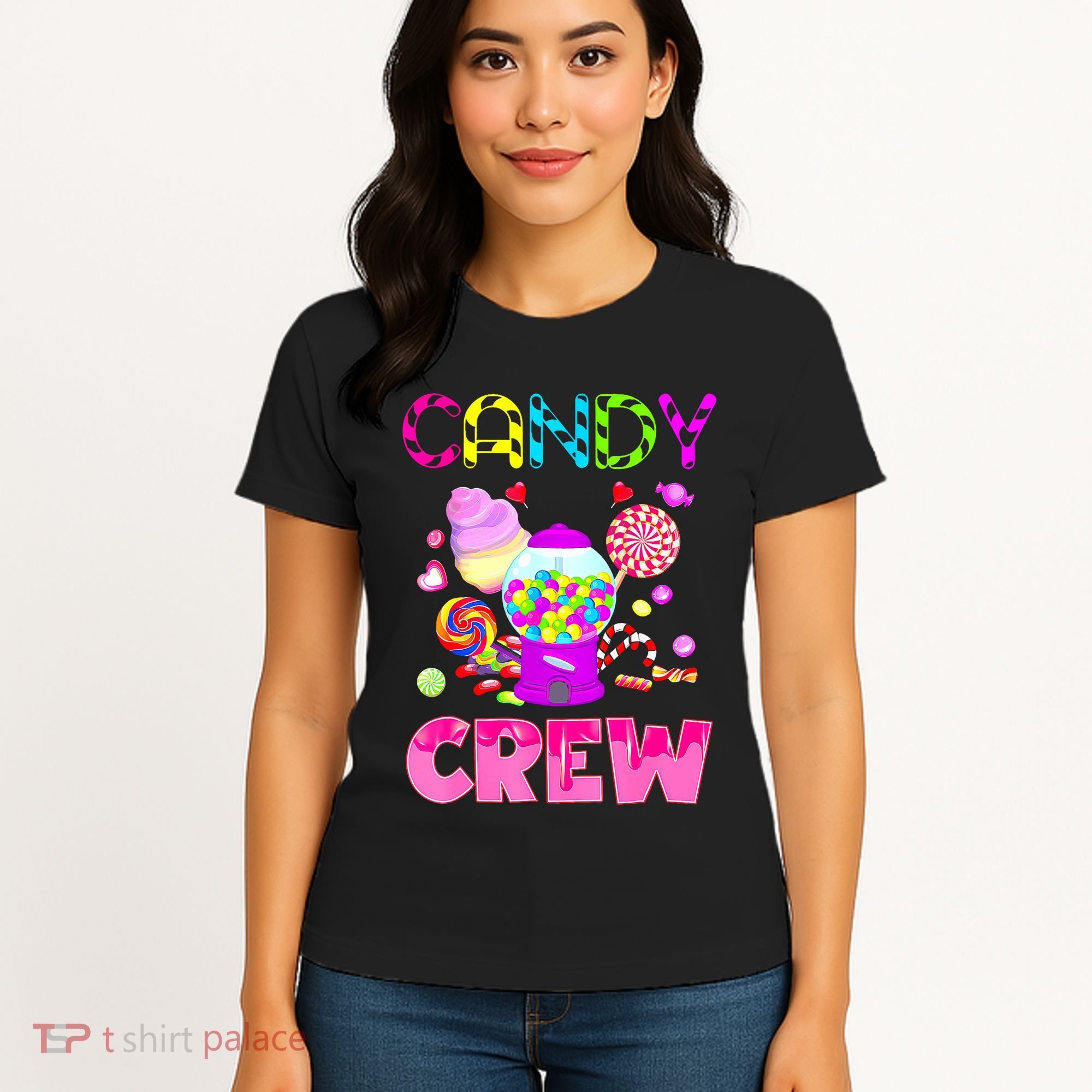 Candy Land Costume Women Candy Crew Sweetie Candy Squad Women's T-Shirt