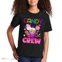 Candy Land Costume Women Candy Crew Sweetie Candy Squad Kids T-Shirt thumb 2