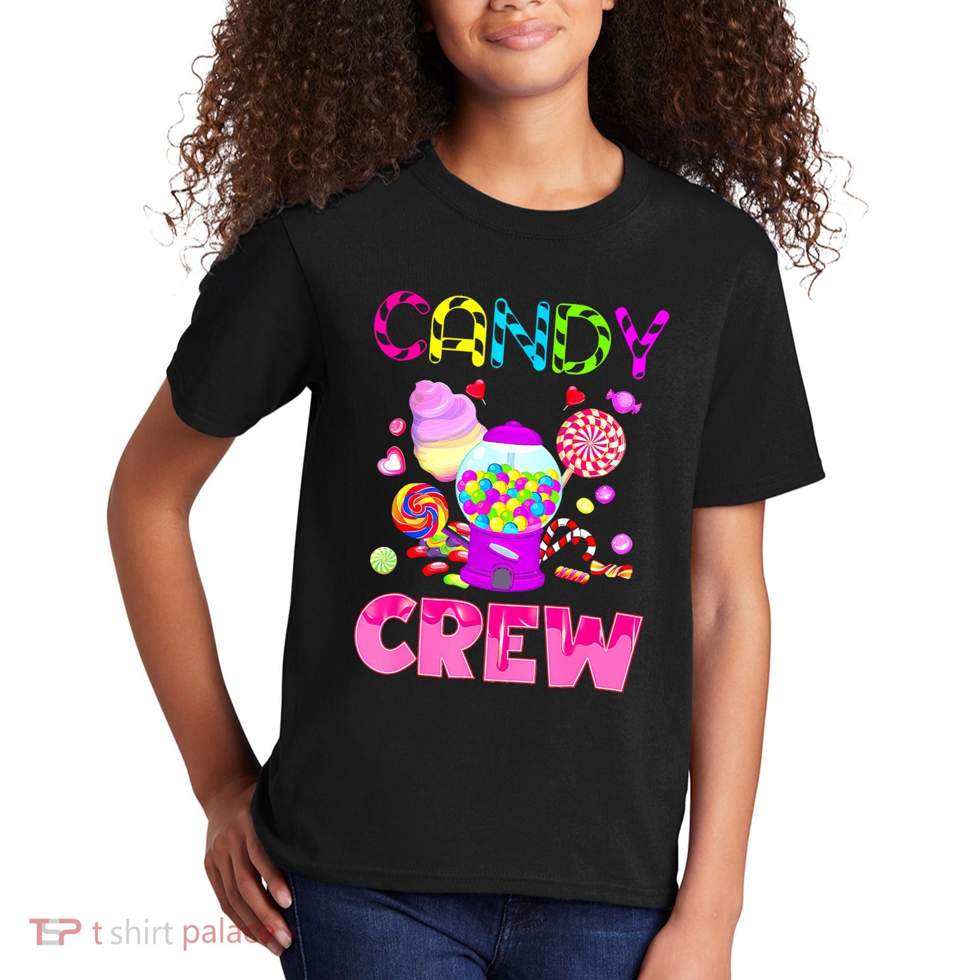 Candy Land Costume Women Candy Crew Sweetie Candy Squad Kids T-Shirt