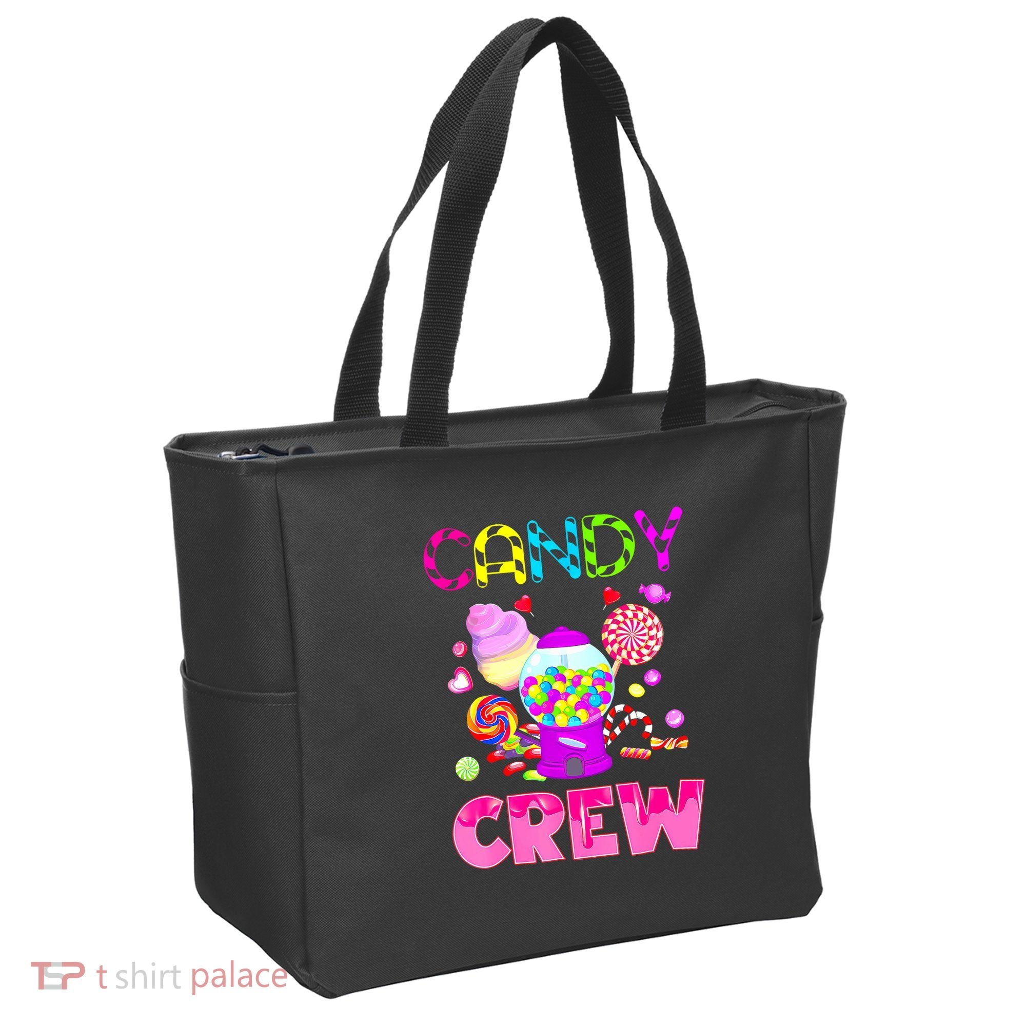 Candy Land Costume Women Candy Crew Sweetie Candy Squad Tote Bag