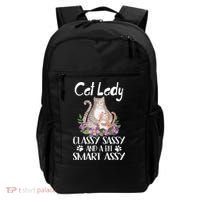 Cat Lady Classy Sassy And A Bit Smart Assy Cute Backpack thumb 0