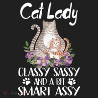 Cat Lady Classy Sassy And A Bit Smart Assy Cute Beanie thumb 2