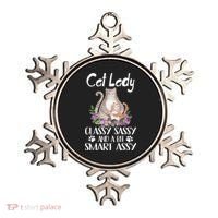 Cat Lady Classy Sassy And A Bit Smart Assy Cute Ornament thumb 0