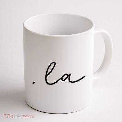 Comma La Coffee Mug back