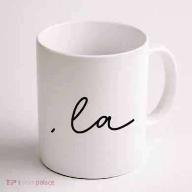 Comma La Coffee Mug back