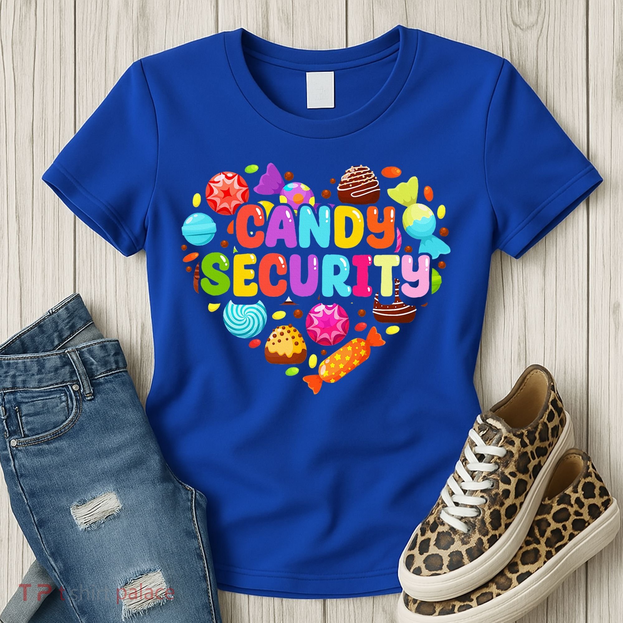 Candy Land Costumes Candy Land Candy Security Women's T-Shirt