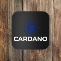 Cardano Logo Crypto Coin Blockchain Coaster thumb 0