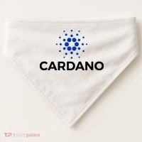 Cardano Logo Crypto Coin Blockchain USA-Made Doggie Bandana thumb 0