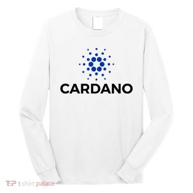 Cardano Logo Crypto Coin Blockchain Long Sleeve Shirt