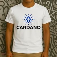 Cardano Logo Crypto Coin Blockchain T-Shirt thumb 3