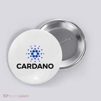 Cardano Logo Crypto Coin Blockchain Button thumb 0
