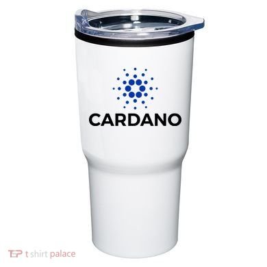 Cardano Logo Crypto Coin Blockchain Tumbler