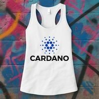 Cardano Logo Crypto Coin Blockchain Women's Tank Top thumb 3