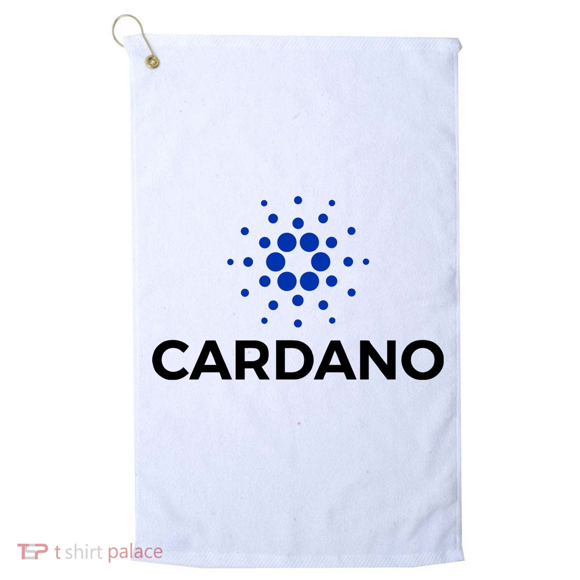 Cardano Logo Crypto Coin Blockchain Golf Towel