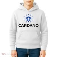 Cardano Logo Crypto Coin Blockchain Kids Hoodie thumb 4