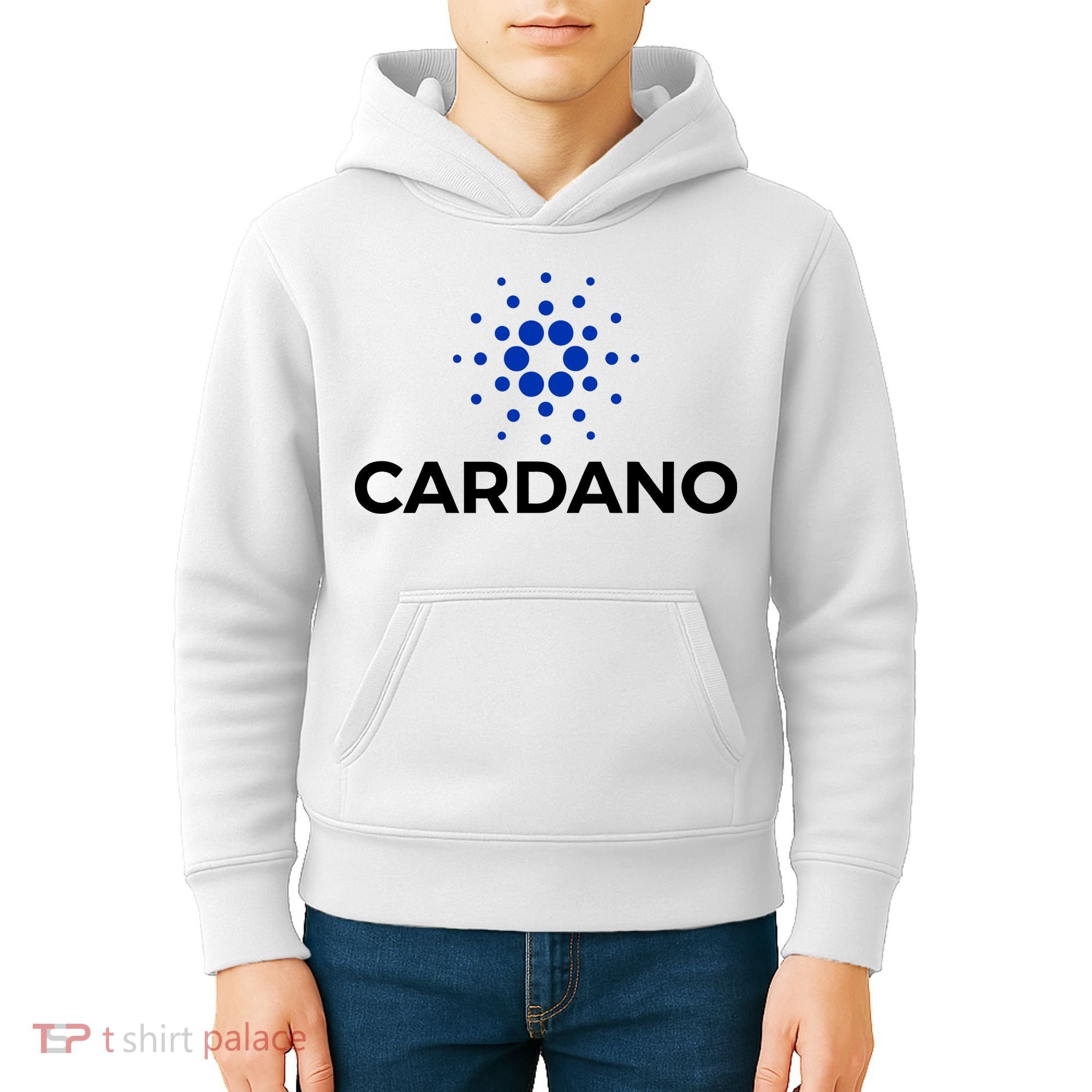 Cardano Logo Crypto Coin Blockchain Kids Hoodie