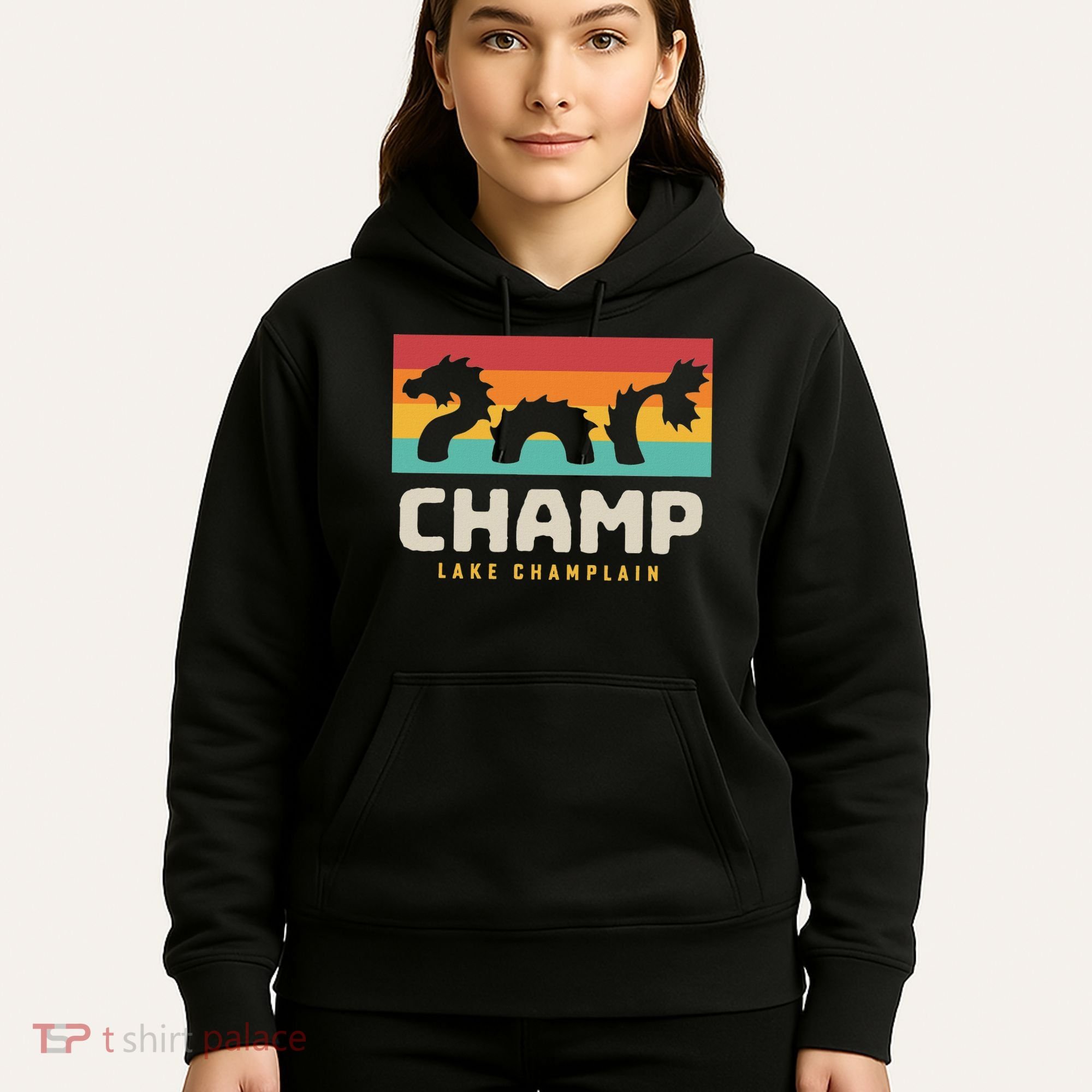 Champ Lake Champlain Monster American Folklore Hoodie