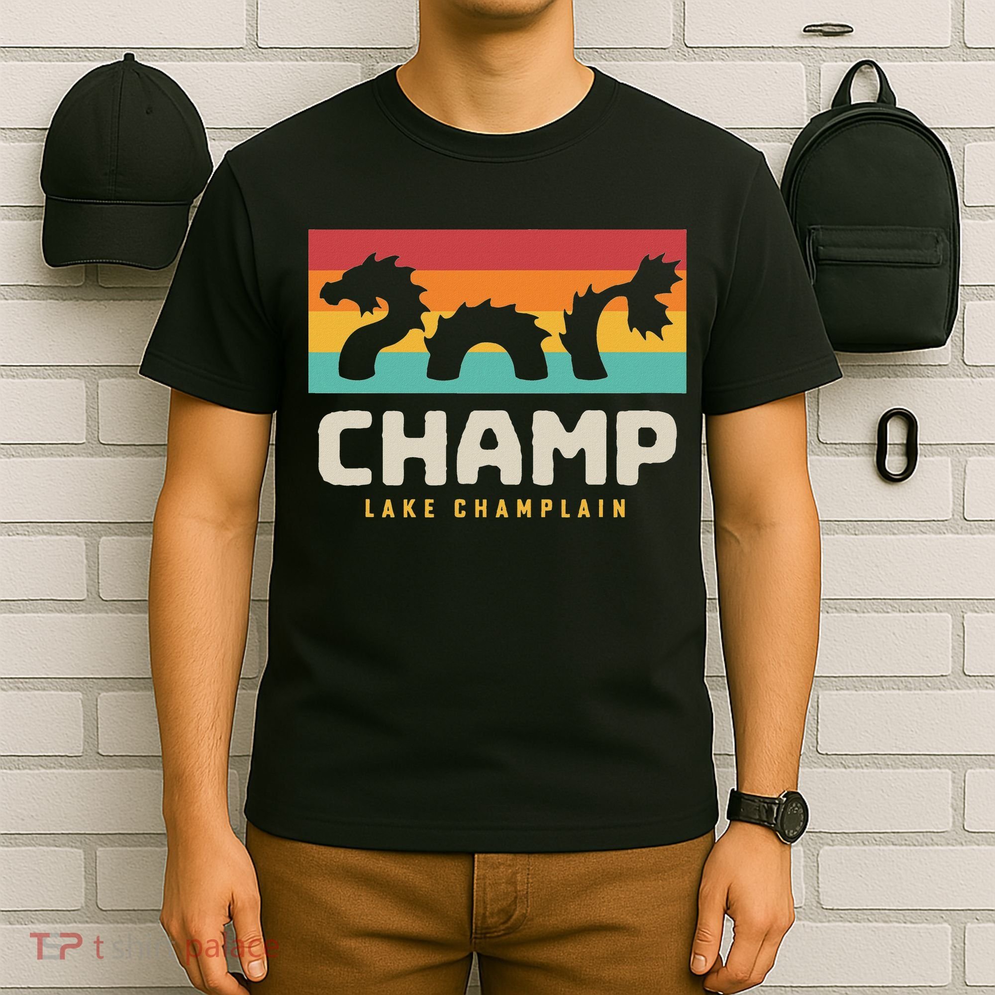 Champ Lake Champlain Monster American Folklore T-Shirt