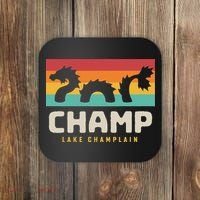 Champ Lake Champlain Monster American Folklore Coaster thumb 0