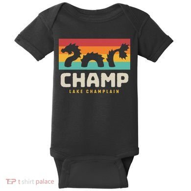 Champ Lake Champlain Monster American Folklore Baby Bodysuit