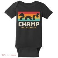 Champ Lake Champlain Monster American Folklore Baby Bodysuit thumb 0