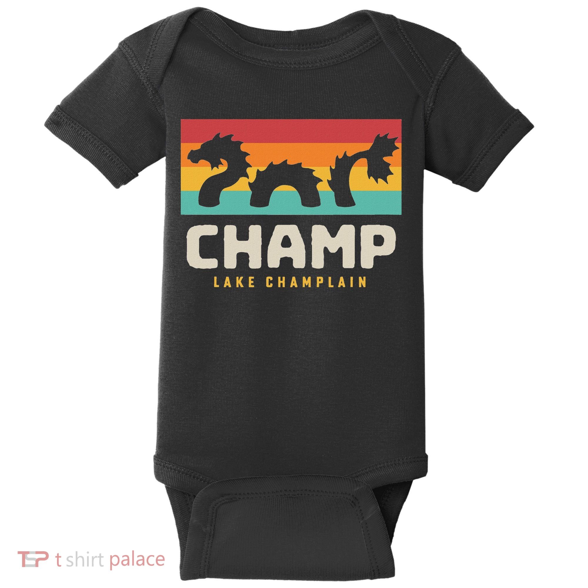 Champ Lake Champlain Monster American Folklore Baby Bodysuit
