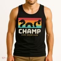 Champ Lake Champlain Monster American Folklore Tank Top thumb 3