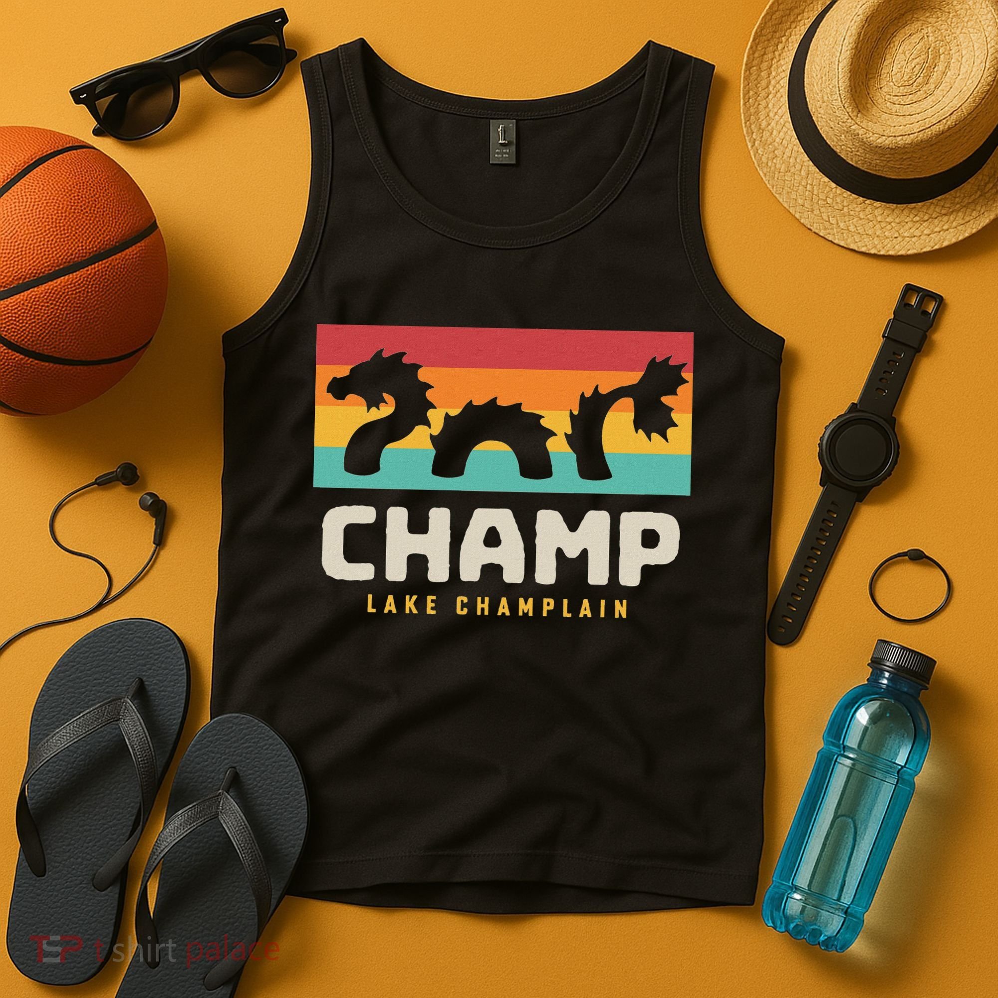 Champ Lake Champlain Monster American Folklore Tank Top