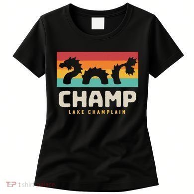 Champ Lake Champlain Monster American Folklore Women's T-Shirt