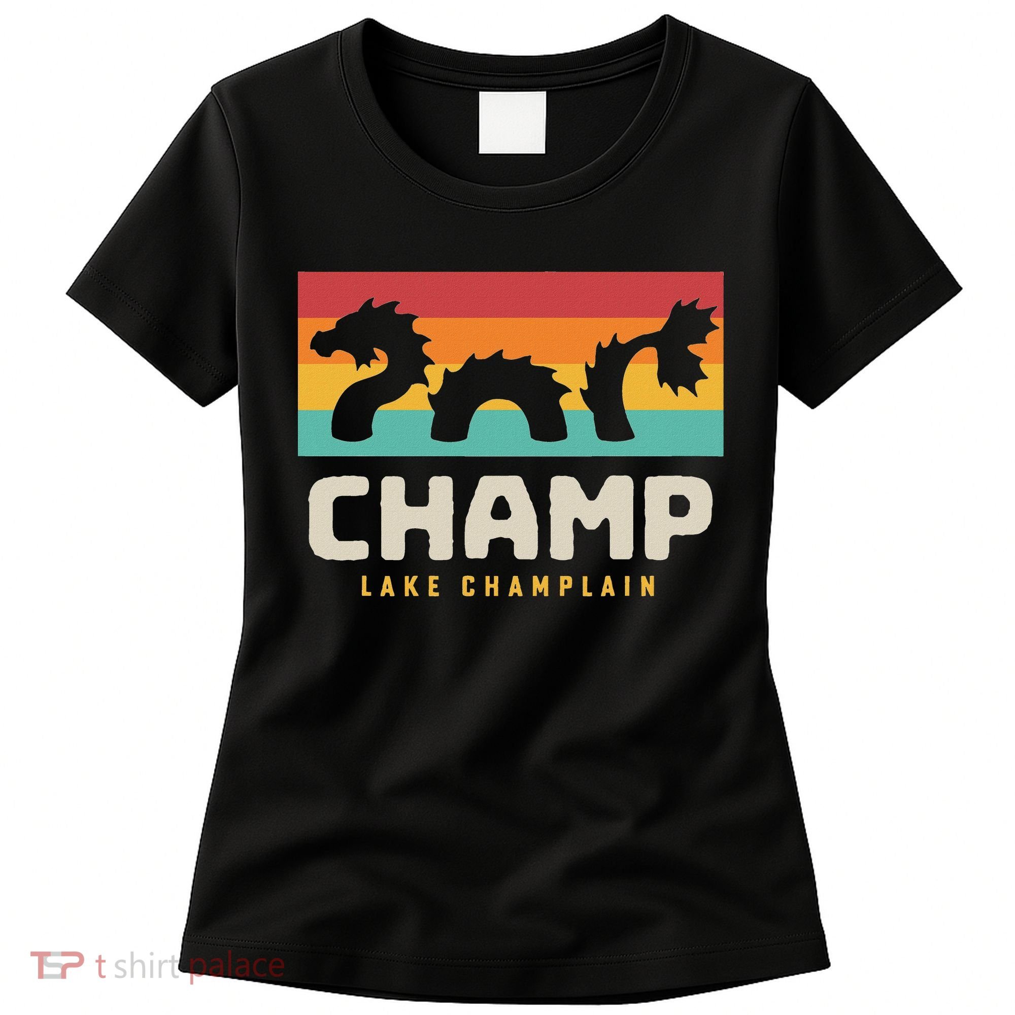 Champ Lake Champlain Monster American Folklore Women's T-Shirt