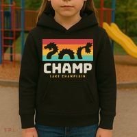 Champ Lake Champlain Monster American Folklore Kids Hoodie thumb 3