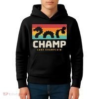 Champ Lake Champlain Monster American Folklore Kids Hoodie thumb 4