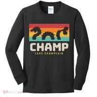 Champ Lake Champlain Monster American Folklore Kids Long Sleeve Shirt thumb 0