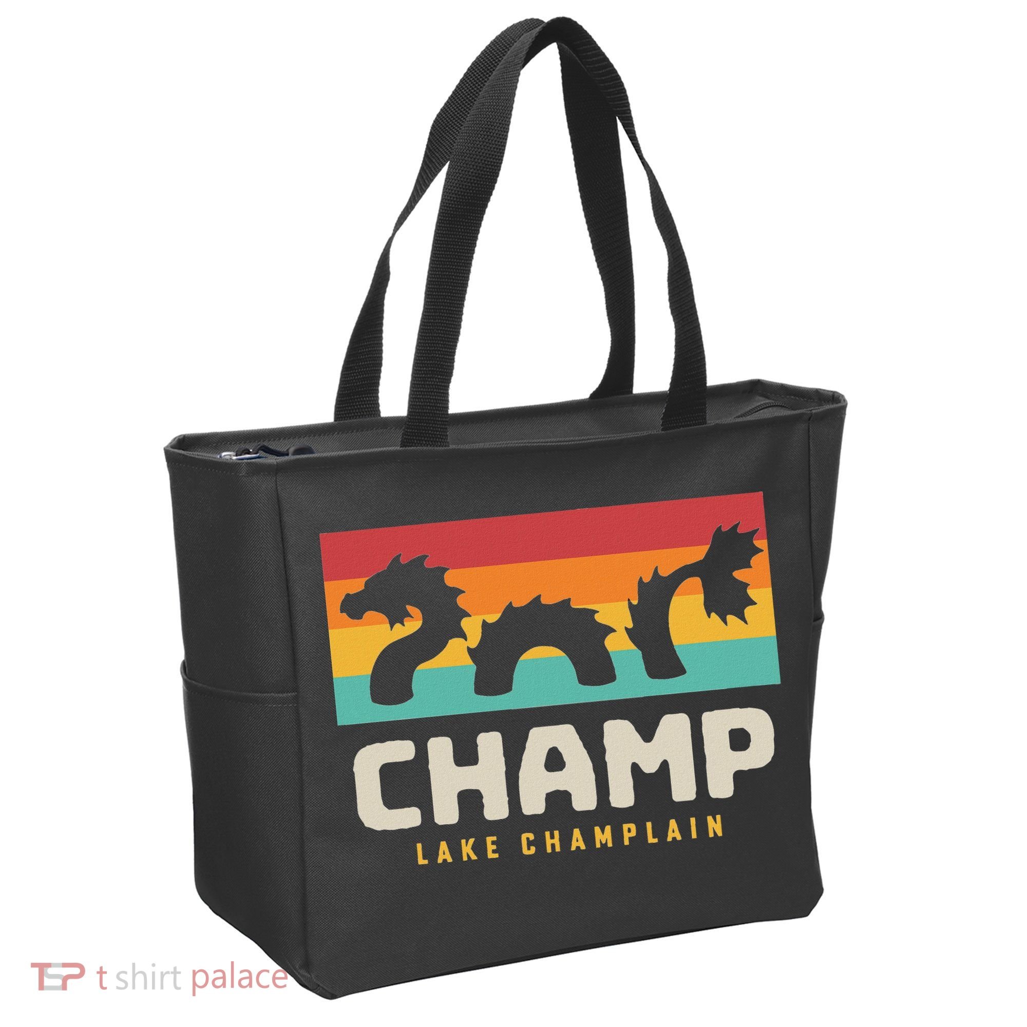 Champ Lake Champlain Monster American Folklore Tote Bag
