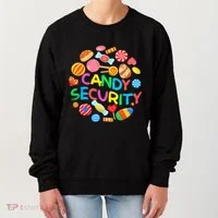Candy Land Costumes Candy Security Candy Crew Women's Sweatshirt thumb 0