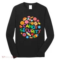 Candy Land Costumes Candy Security Candy Crew Long Sleeve Shirt thumb 0