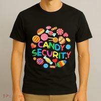 Candy Land Costumes Candy Security Candy Crew T-Shirt thumb 3