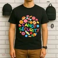 Candy Land Costumes Candy Security Candy Crew T-Shirt thumb 6