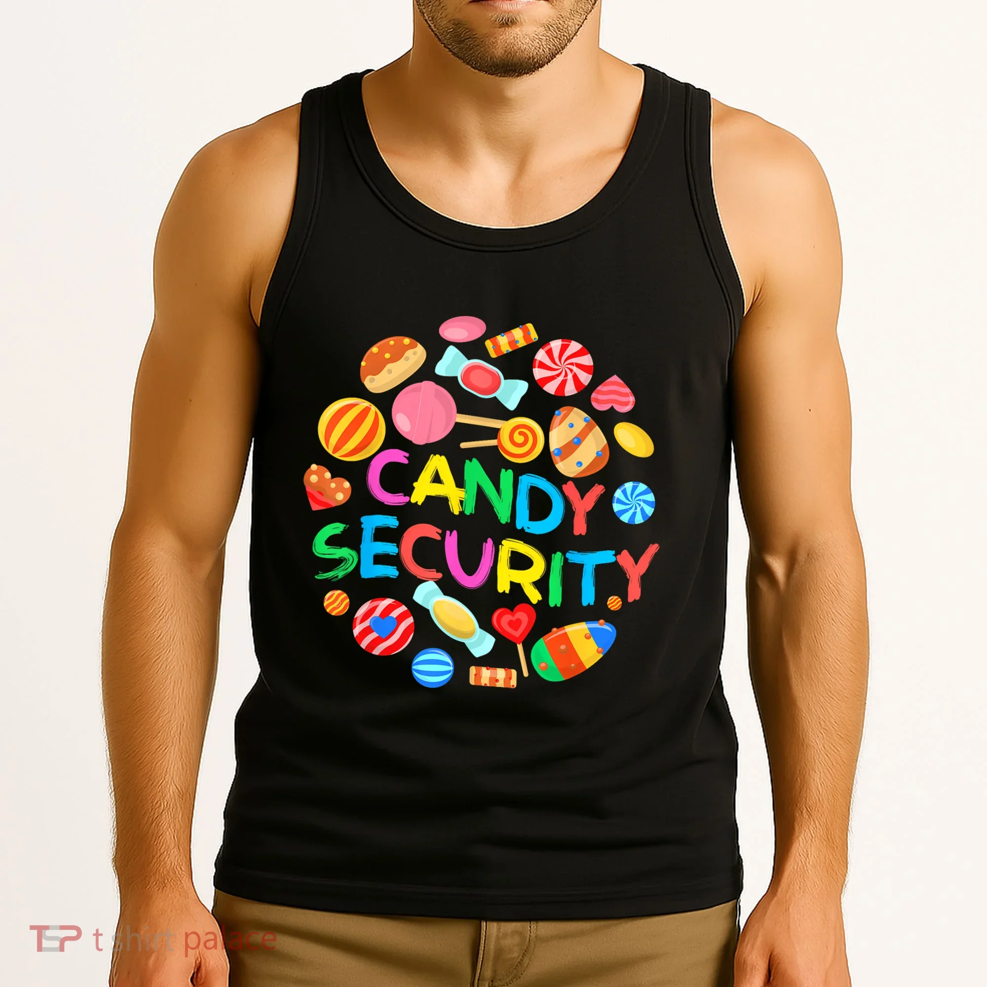 Candy Land Costumes Candy Security Candy Crew Tank Top