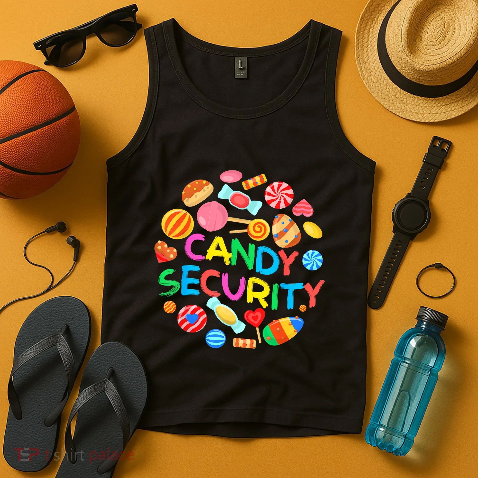 Candy Land Costumes Candy Security Candy Crew Tank Top
