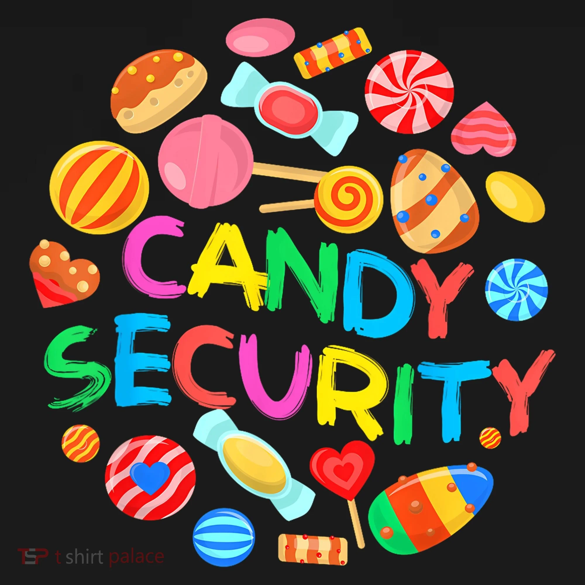 Candy Land Costumes Candy Security Candy Crew Tank Top