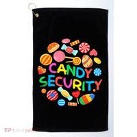 Candy Land Costumes Candy Security Candy Crew Golf Towel thumb 0