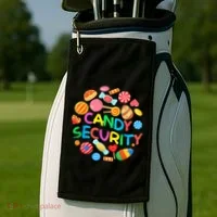 Candy Land Costumes Candy Security Candy Crew Golf Towel thumb 2