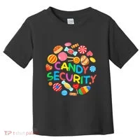 Candy Land Costumes Candy Security Candy Crew Toddler T-Shirt thumb 0