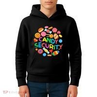 Candy Land Costumes Candy Security Candy Crew Kids Hoodie thumb 4