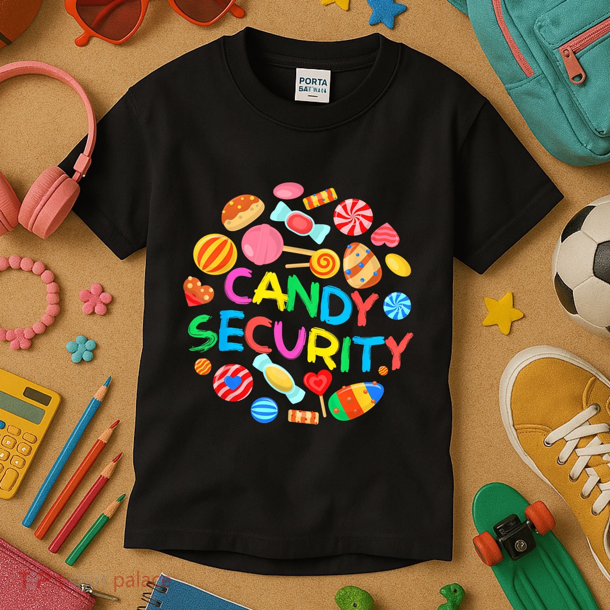 Candy Land Costumes Candy Security Candy Crew Kids T-Shirt