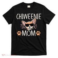 Chiweenie Love Cool Chihuahua Cute Dog Mom Owner Lover T-Shirt thumb 0