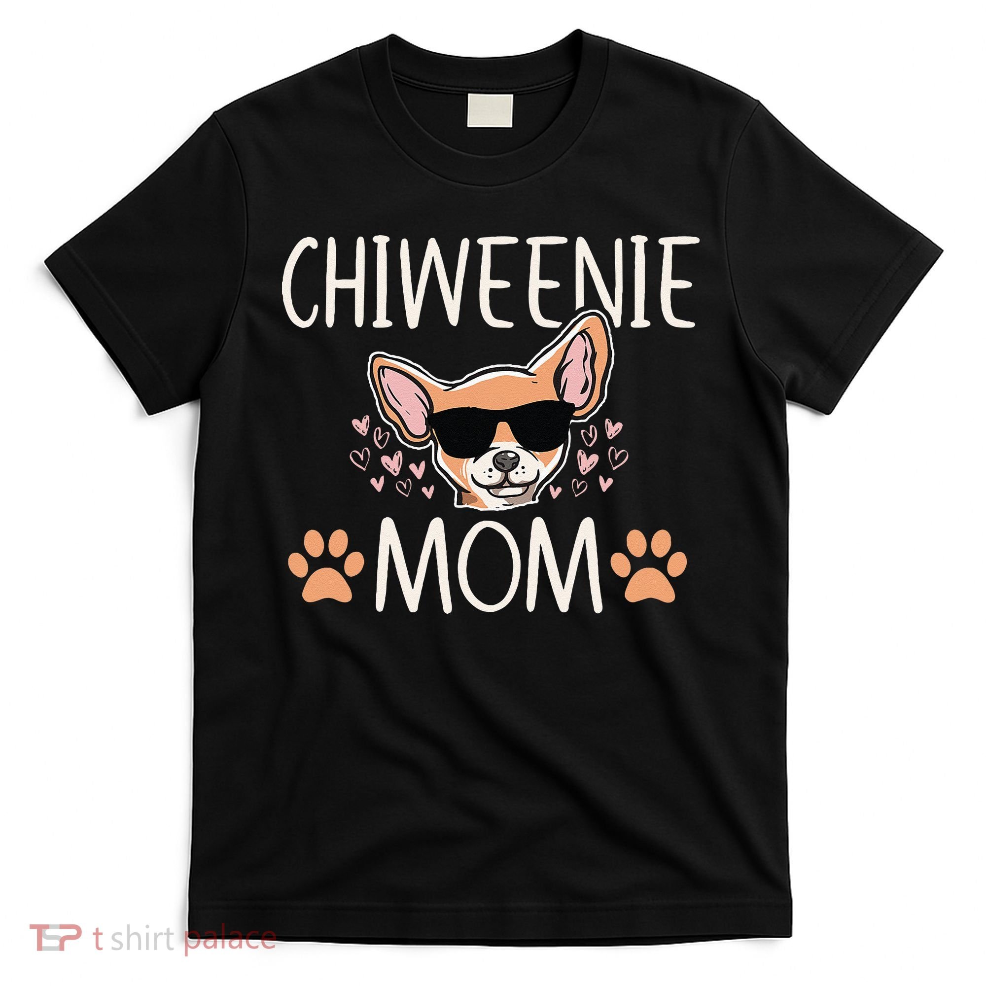 Chiweenie Love Cool Chihuahua Cute Dog Mom Owner Lover T-Shirt