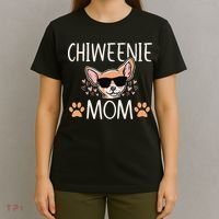 Chiweenie Love Cool Chihuahua Cute Dog Mom Owner Lover T-Shirt thumb 4