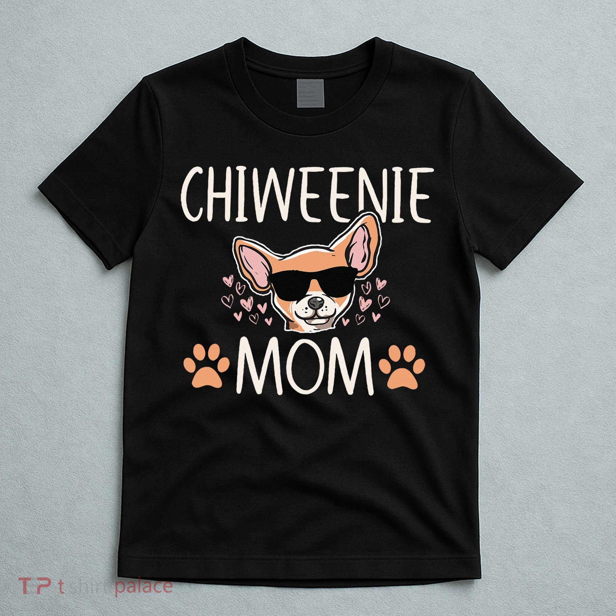 Chiweenie Love Cool Chihuahua Cute Dog Mom Owner Lover T-Shirt